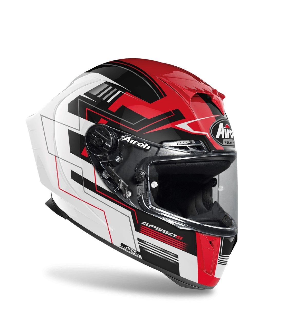 Airoh GP550S CHALLENGE Rojo Gloss b